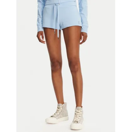 Zdjęcie Juicy Couture Szorty sportowe JCWHS125312 Błękitny Loose Fit