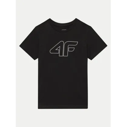 Zdjęcie 4F T-Shirt 4FJWMM00TTSHF1803 Czarny Regular Fit