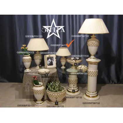 Picture A charming ceramic lamp for the living room