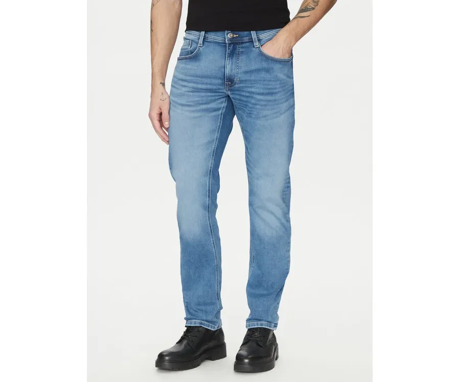 obrazek 1 Mustang Jeansy Oregon 1014374 Niebieski Slim Fit