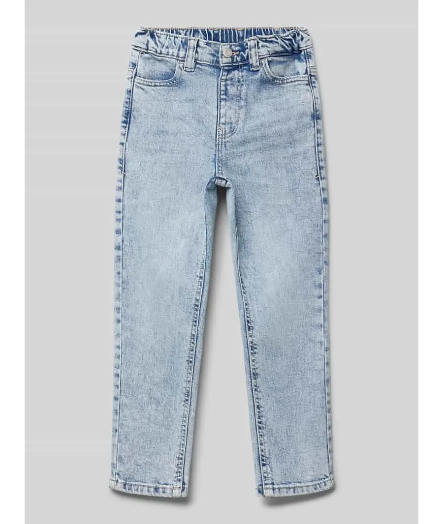 obrazek 1 Jeansy o kroju loose fit z efektem Stonewashed