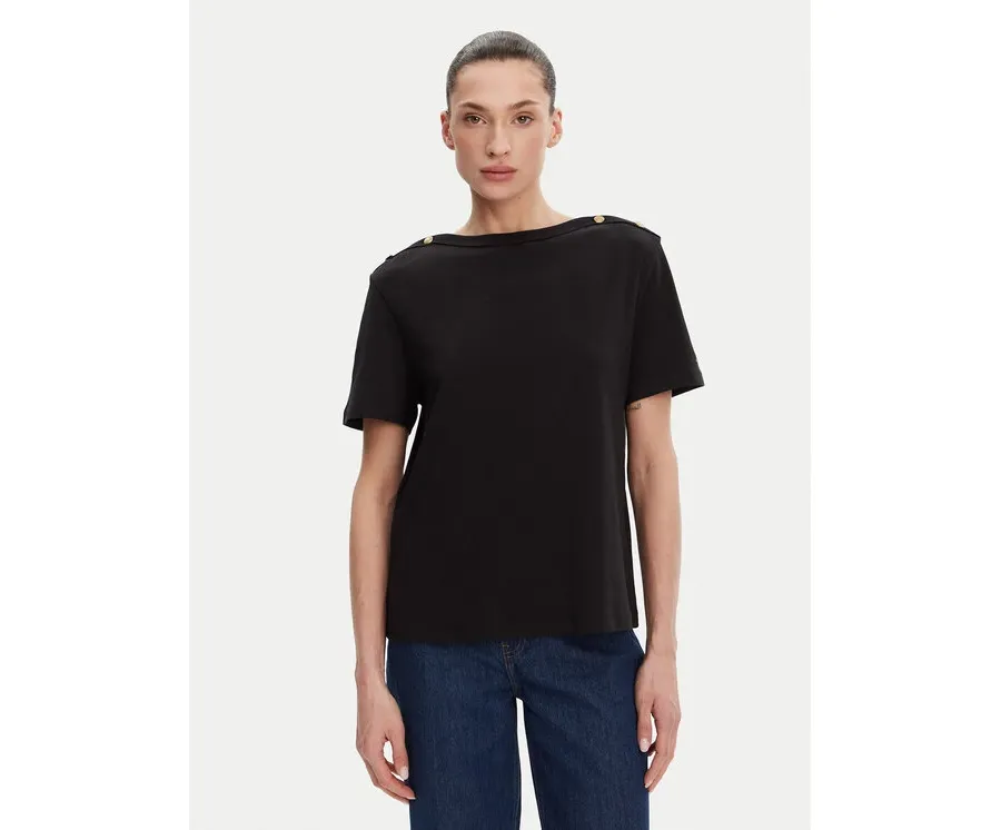 obrazek 1 Tommy Hilfiger Bluzka WW0WW42907 Czarny Regular Fit