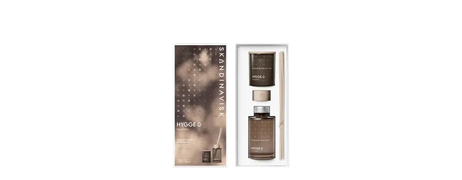 obrazek 1 SKANDINAVISK HYGGE Scented Candle & Diffuser Set Zestaw świec 1 szt.
