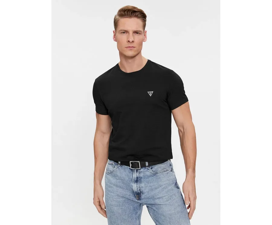 obrazek 1 Guess T-Shirt Caleb U97M00 KCD31 Czarny Slim Fit