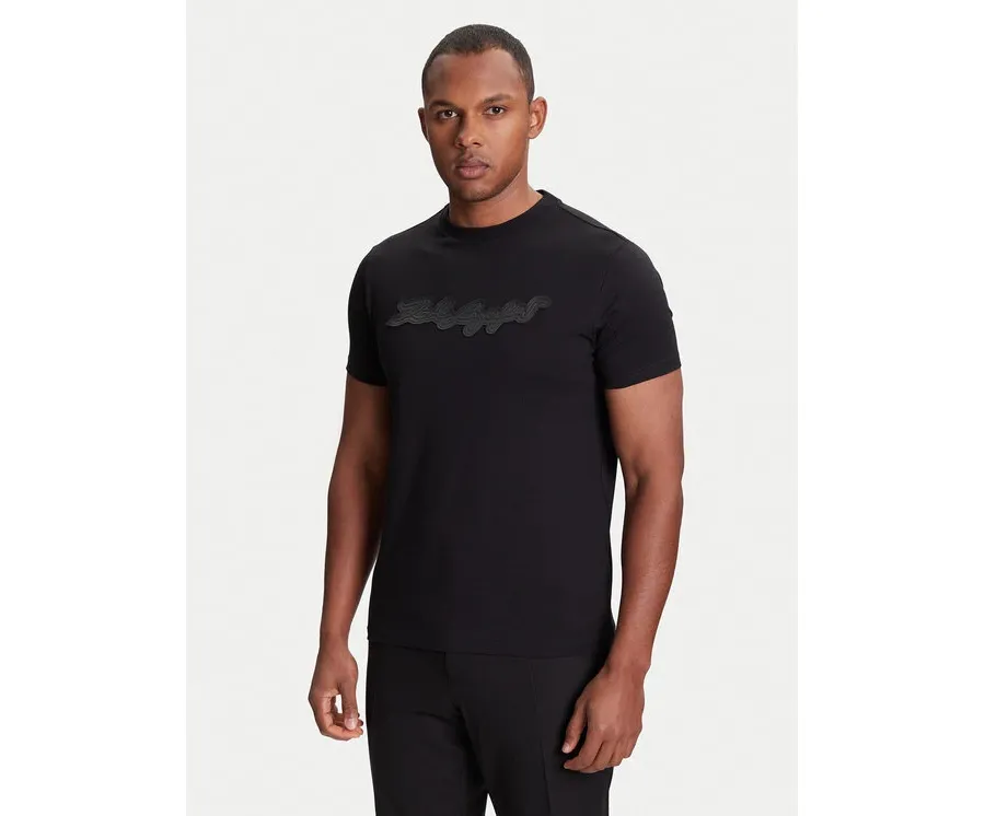 obrazek 1 KARL LAGERFELD T-Shirt 755071 553250 Czarny Regular Fit