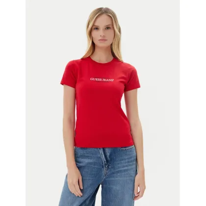 Zdjęcie Guess Jeans T-Shirt W5RI4 2K8HM0 Czerwony Regular Fit