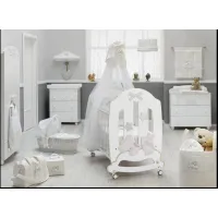 Zdjęcie Szykowne łóżeczko niemowlęce z Włoch - Italbaby