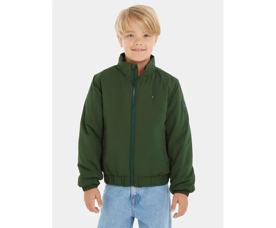 obrazek 1 Tommy Hilfiger Kurtka przejściowa Essential KB0KB08337 D Zielony Regular Fit