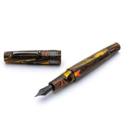 Zdjęcie Zjawiskowe pióro wieczne wykonane z żywicy Leonrado ,,Galleria - Ruthenium