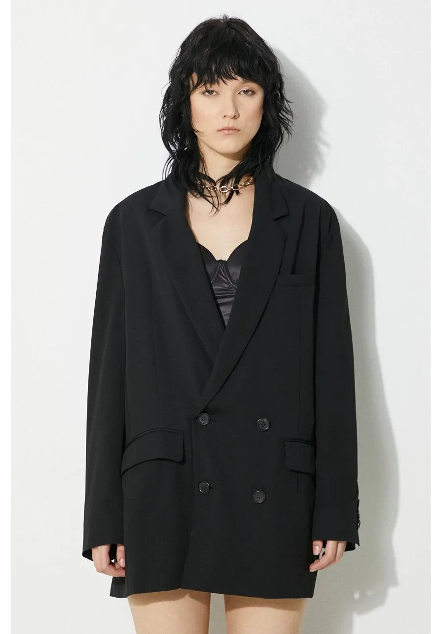 obrazek 1 Undercover marynarka Jacket kolor czarny dwurzędowa gładka UC1D1107.2