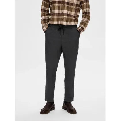 Zdjęcie Selected Homme Spodnie materiałowe 16090956 Szary Slim Tapered Fit