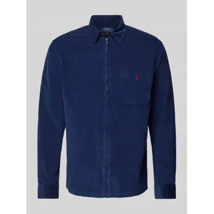 Zdjęcie Koszula casualowa o kroju classic fit z zamkiem błyskawicznym na całej długości