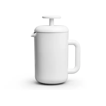 Picture Elegant large porcelain teapot with a modern design - Leander