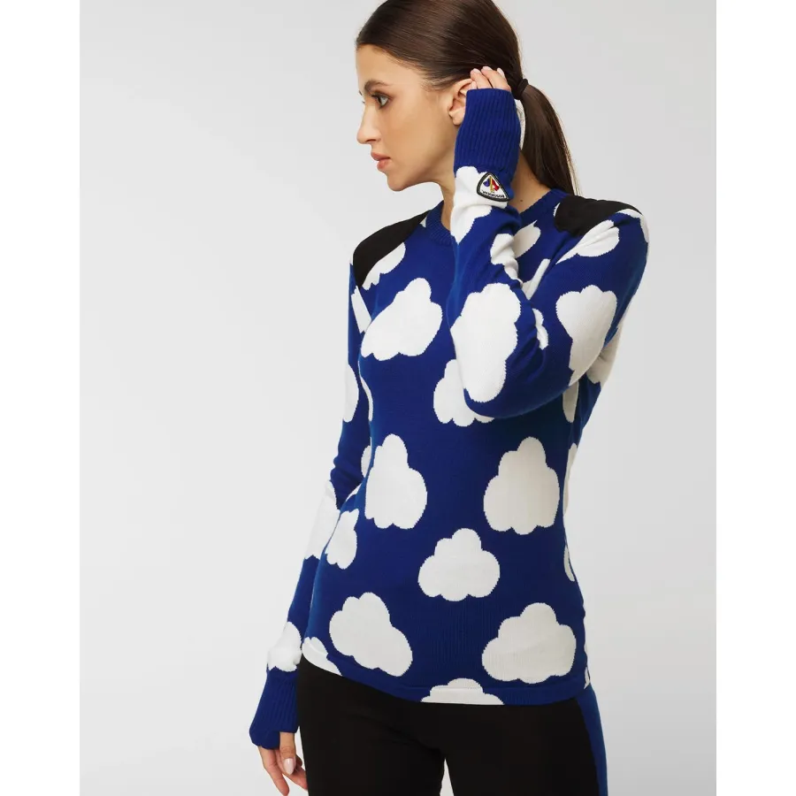 obrazek 1 Sweter Wełniany Rossignol Poetic Sky Round Neck