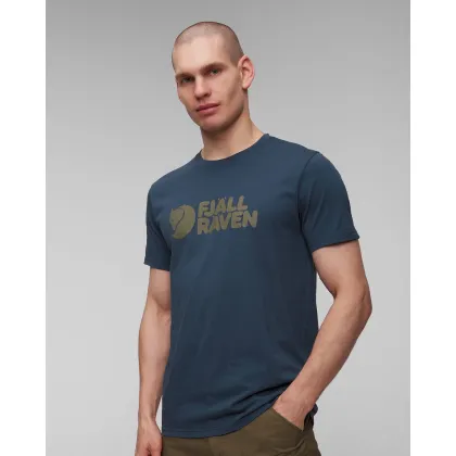 Zdjęcie Granatowy T-shirt Męski Fjallraven Fjällräven Logo T-shirt M