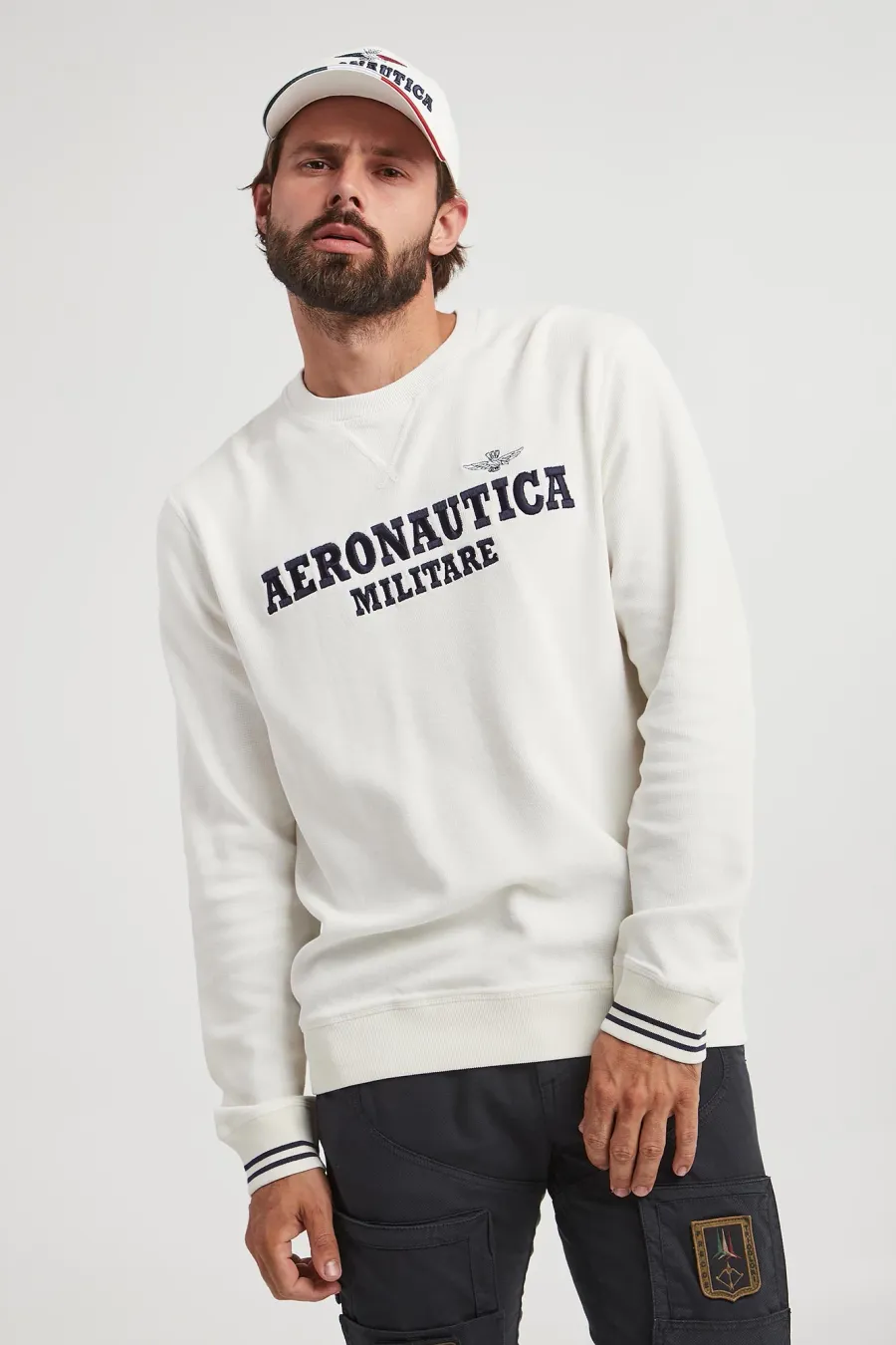 obrazek 1 Bluza męska crewneck AERONAUTICA MILITARE Aeronautica Militare