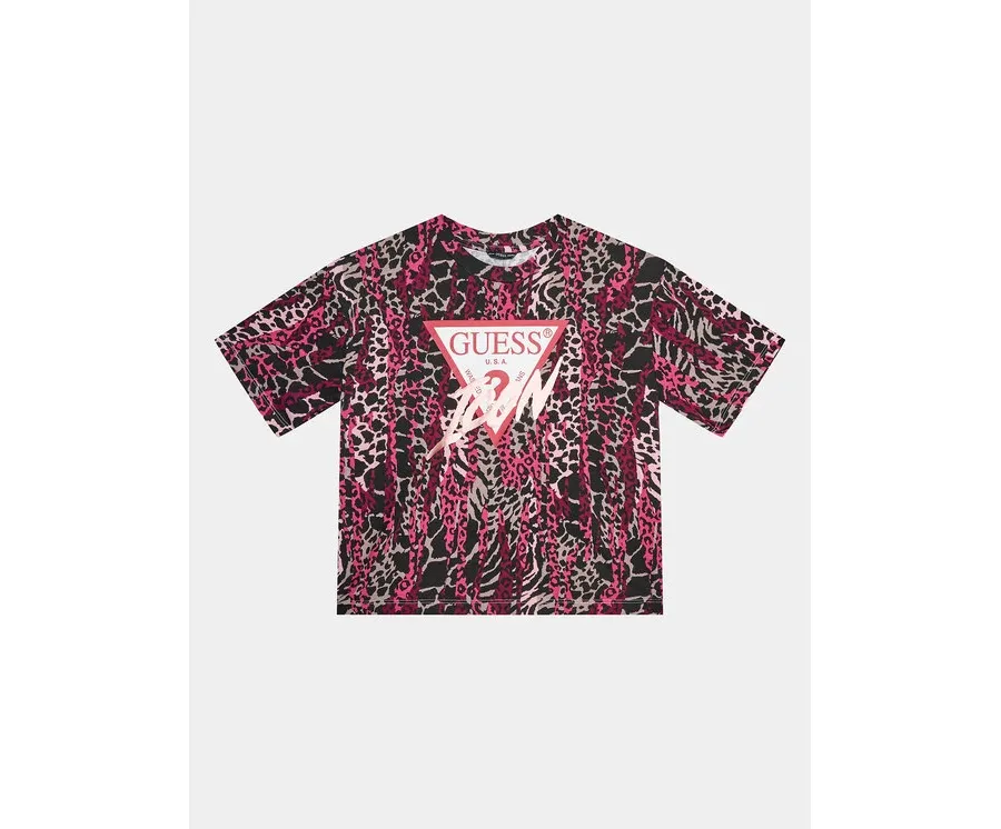 obrazek 1 Guess T-Shirt J3BI41 J1313 Kolorowy Boxy Fit