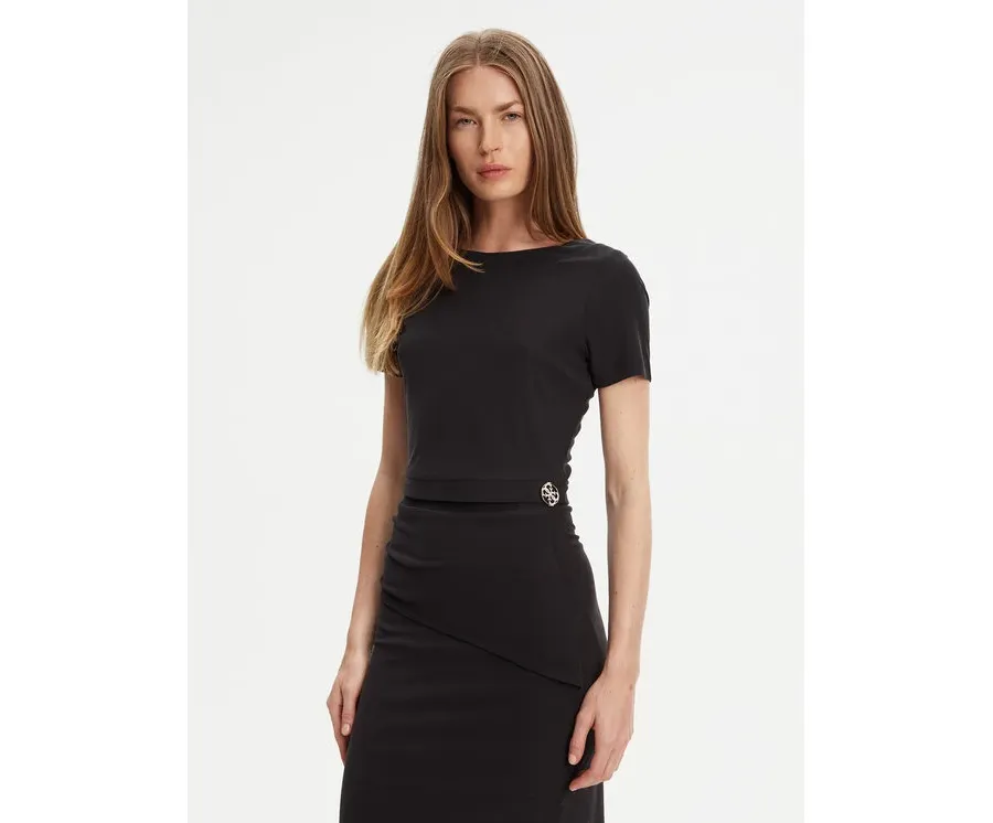 obrazek 1 Guess T-Shirt W5YP14 KAQL2 Czarny Regular Fit