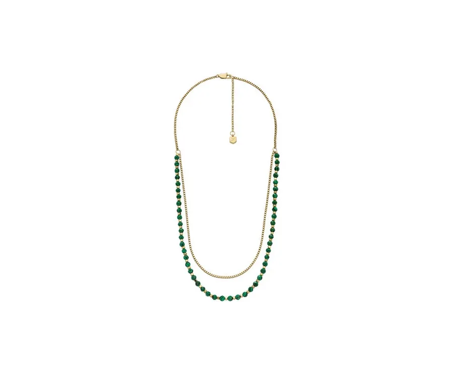 obrazek 1 Fossil Naszyjnik All Stacked Up JA7246710 Złoty