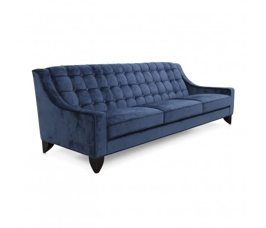 obrazek 2 Granatowa wygodna sofa w stylu nowoczesnym - Sevensedie