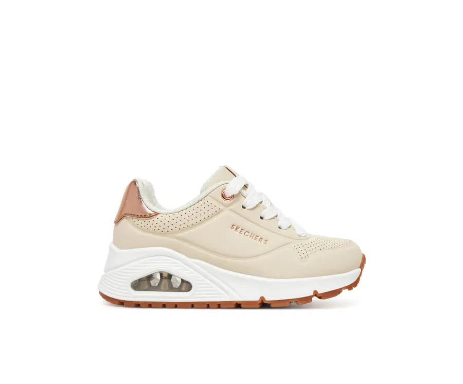 obrazek 1 Skechers Sneakersy Uno Gen1-Shimmer Away 310545L/NAT Beżowy