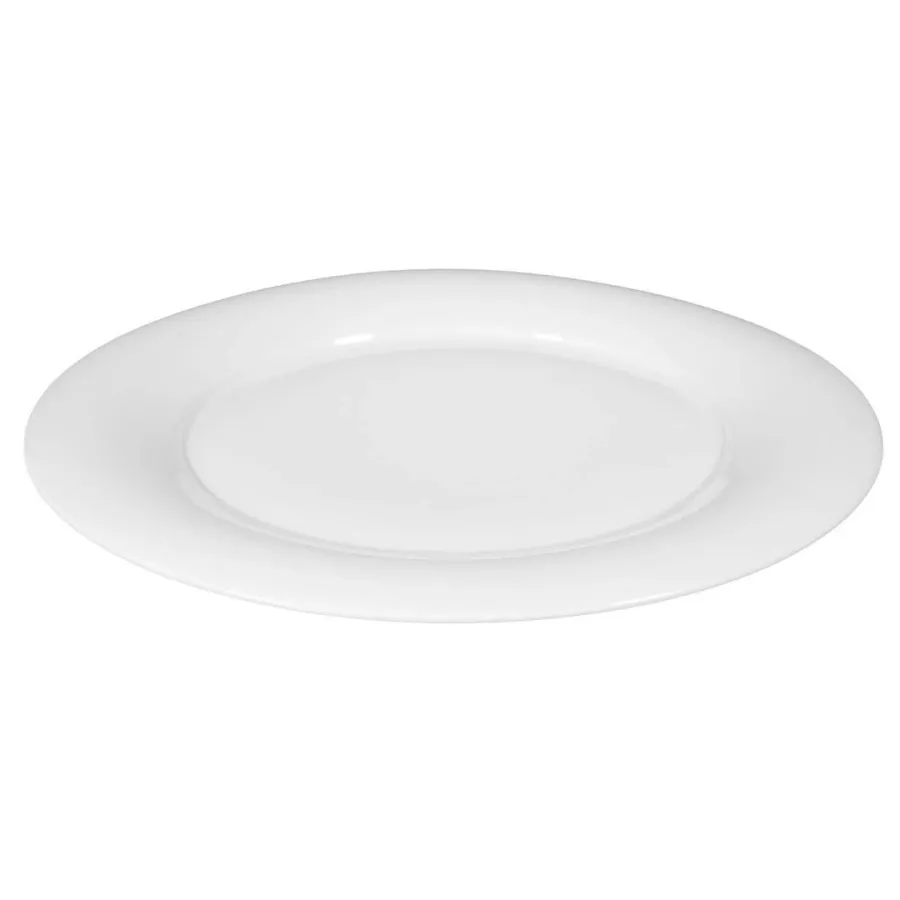 obrazek 3 Duży porcelanowy płaski 29-centymetrowy talerz o nowoczesnym wzornictwie – Tettau