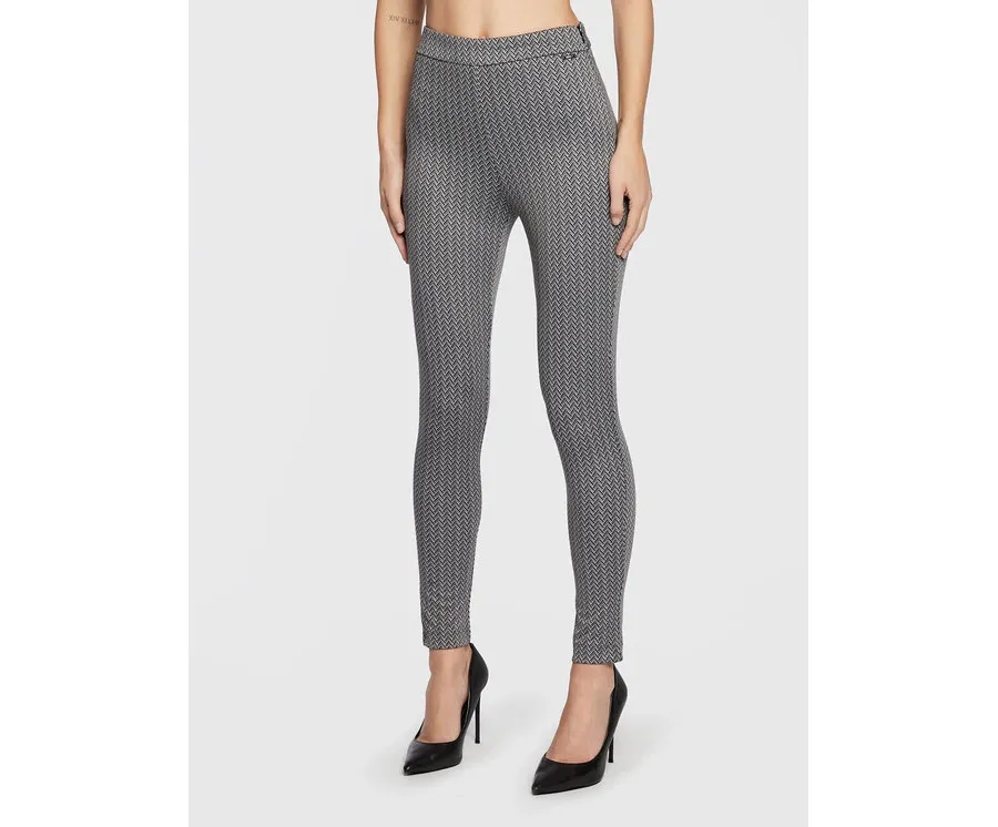obrazek 1 Liu Jo Spodnie materiałowe WF2203 J4044 Szary Slim Fit