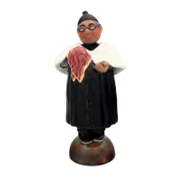 Picture Ceramic figure of a priest - Bordallo Pinheiro