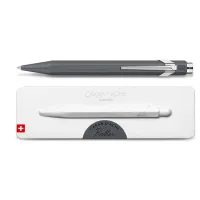 Zdjęcie Wykonane w Szwajcarii - szare pióro kulkowe w oryginalnym etui