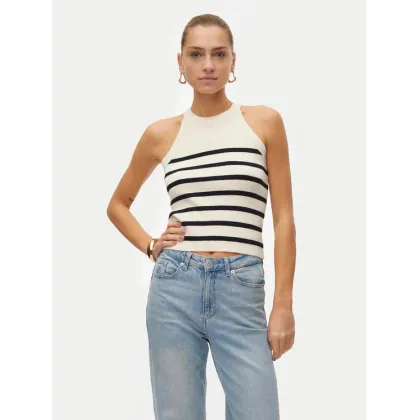 Zdjęcie Vero Moda Top Saba 10306826 Beżowy Slim Fit