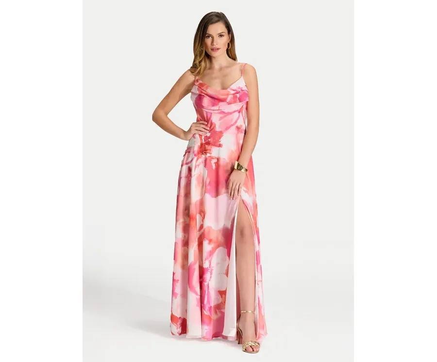 obrazek 1 Swing Sukienka wieczorowa 5AI18600 Różowy Regular Fit