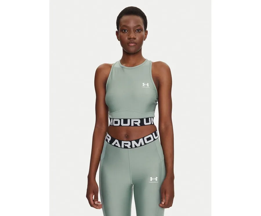 obrazek 1 Under Armour Koszulka techniczna HeatGear 1388694 Zielony Slim Fit