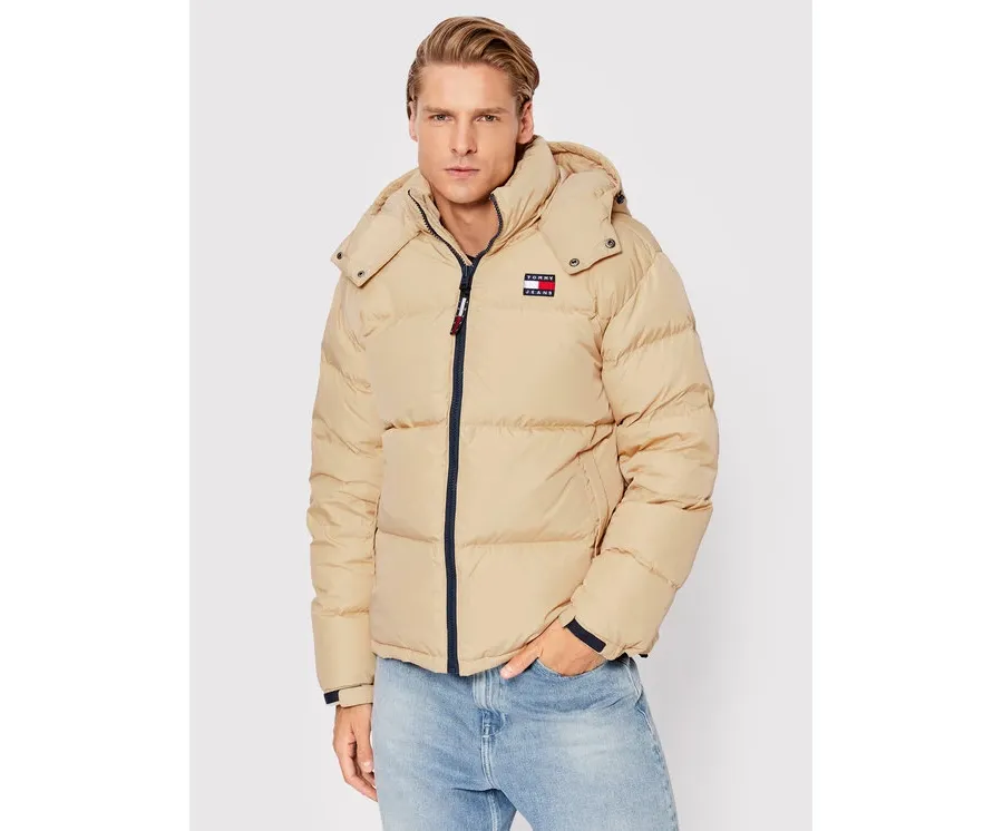 obrazek 1 Tommy Jeans Kurtka puchowa Alaska DM0DM15445 Beżowy Regular Fit