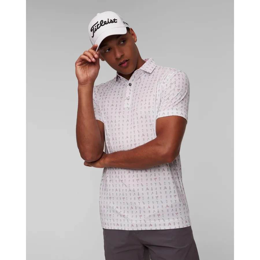 obrazek 1 Białe Polo Męskie Footjoy Eu The 19th Hole FootJoy