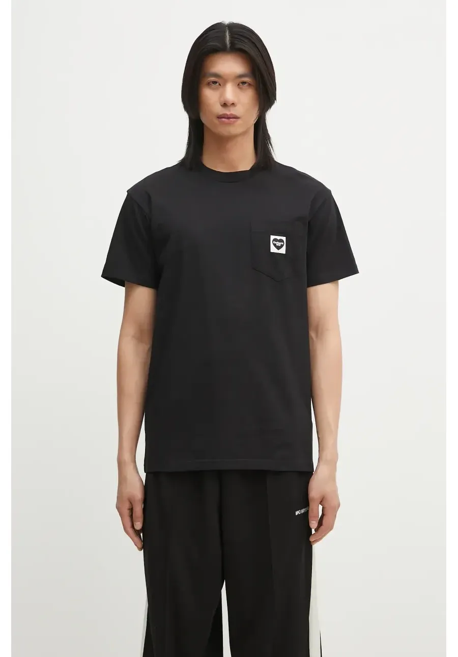 obrazek 1 Carhartt WIP t-shirt bawełniany S/S Pocket Heart T-Shirt męski kolor czarny gładki I032128.00EXX
