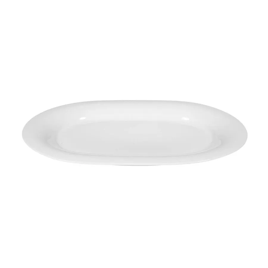 obrazek 3 Biały nowoczesny owalny półmisek wykonany z porcelany – Tettau