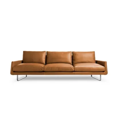 Zdjęcie Włoska skórzana sofa z kolekcji Joshua cm. 270 x 96 x h 83