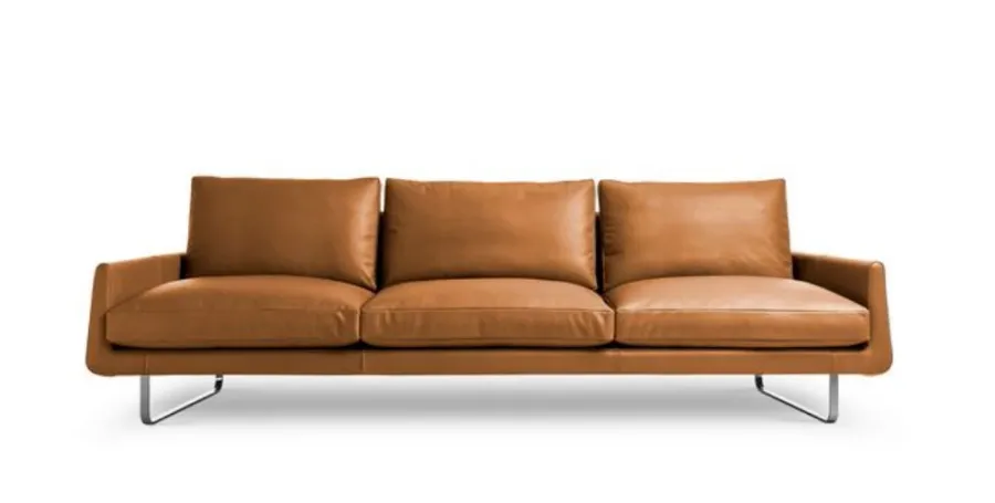 obrazek 1 Włoska skórzana sofa z kolekcji Joshua cm. 270 x 96 x h 83