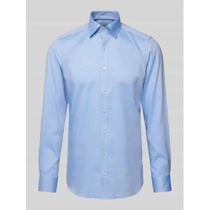 Zdjęcie Koszula biznesowa o kroju slim fit z jednolitą fakturą