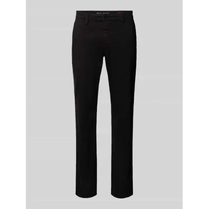 Zdjęcie Spodnie o kroju slim fit z aplikacją z logo model ‘Lennox’