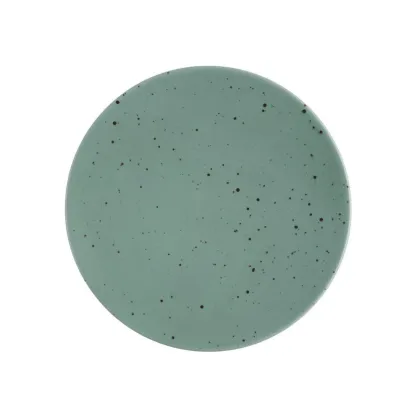 Zdjęcie Stylowy płaski porcelanowy talerz 16,5 cm w kolorze turkusowym z Niemiec - Seltmann Weiden