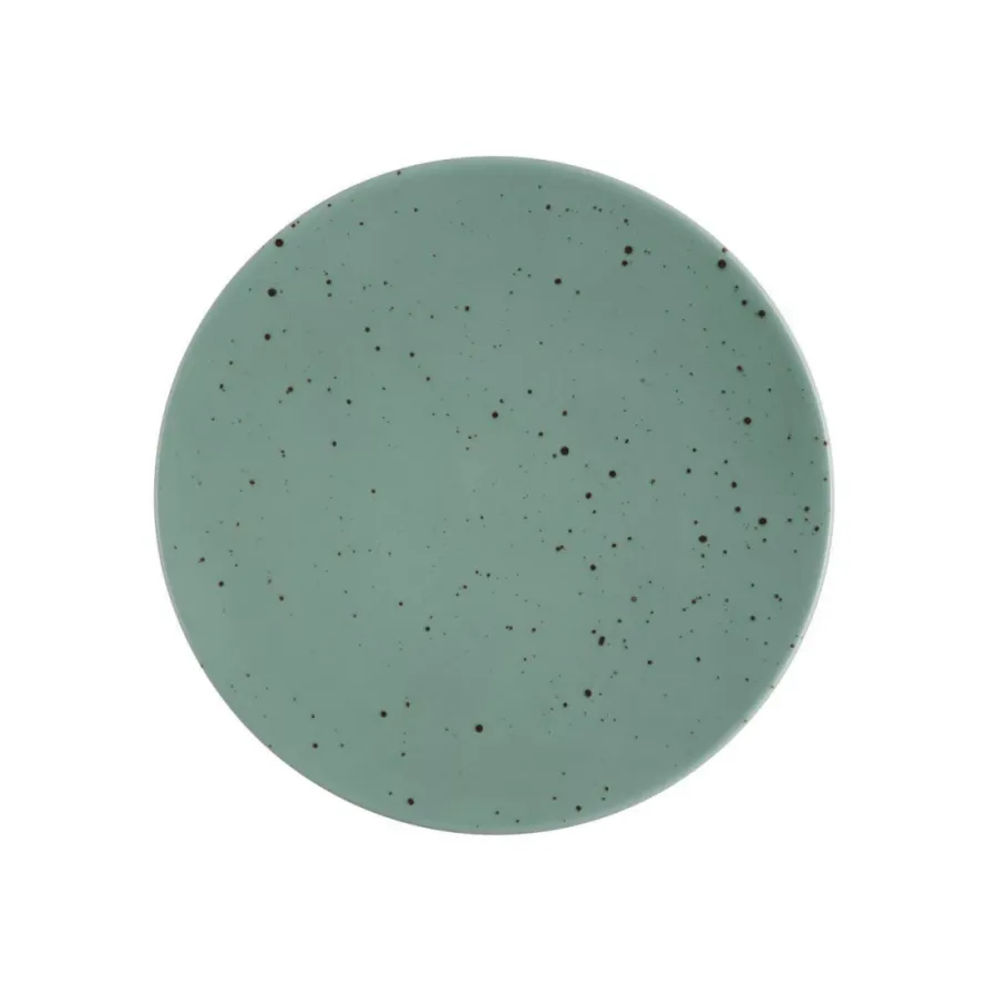 obrazek 1 Stylowy płaski porcelanowy talerz 16,5 cm w kolorze turkusowym z Niemiec - Seltmann Weiden