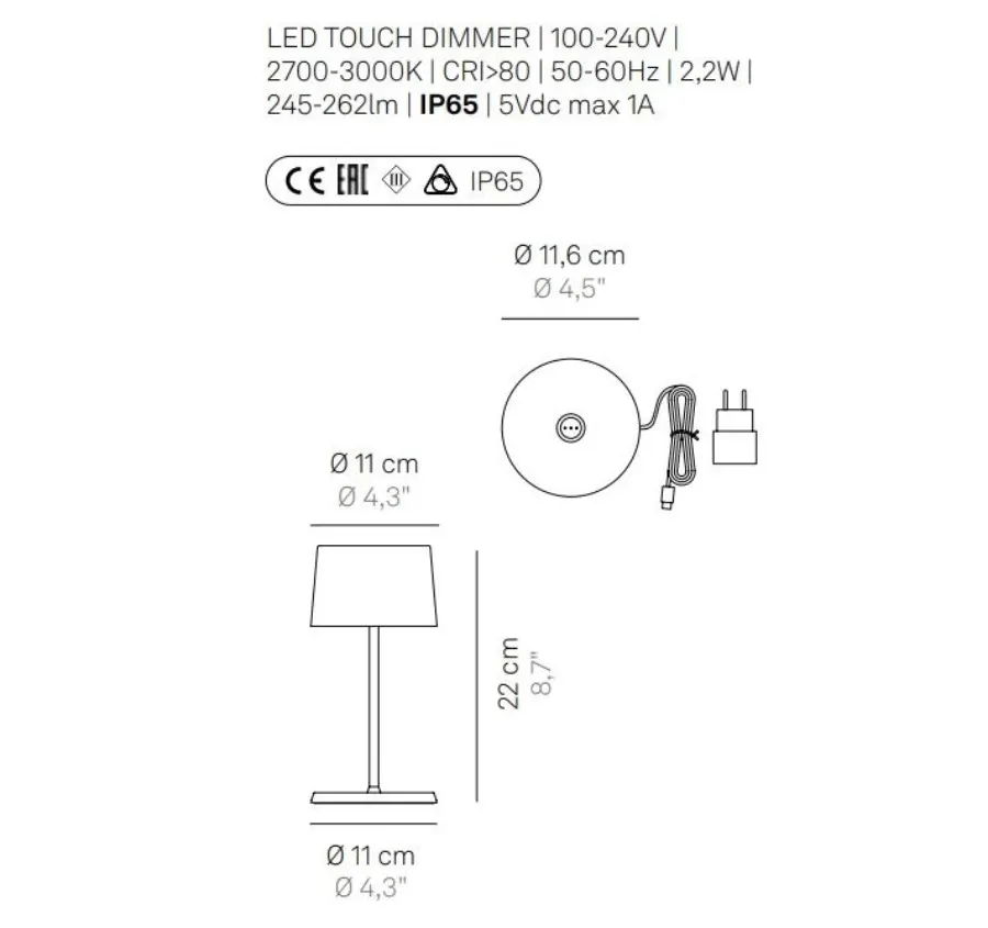 obrazek 2 Cudowna lampa stołowa z kolekcji Olivia Mini