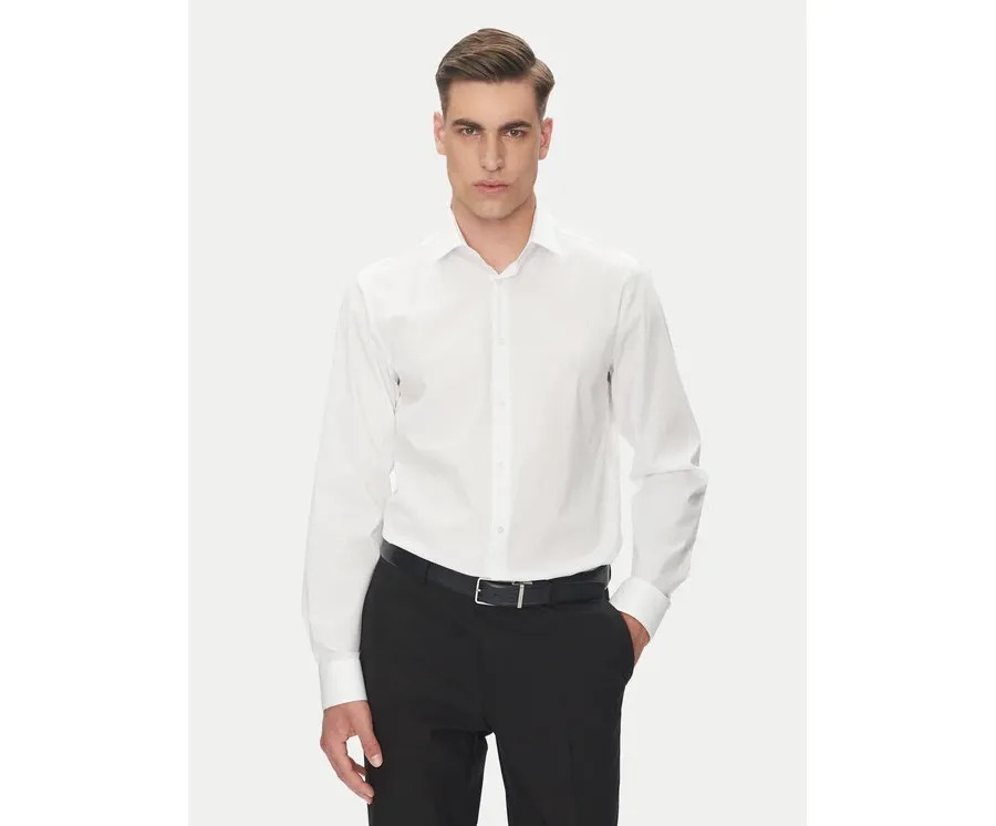 obrazek 1 Calvin Klein Koszula Essential LV019EU001 Biały Regular Fit