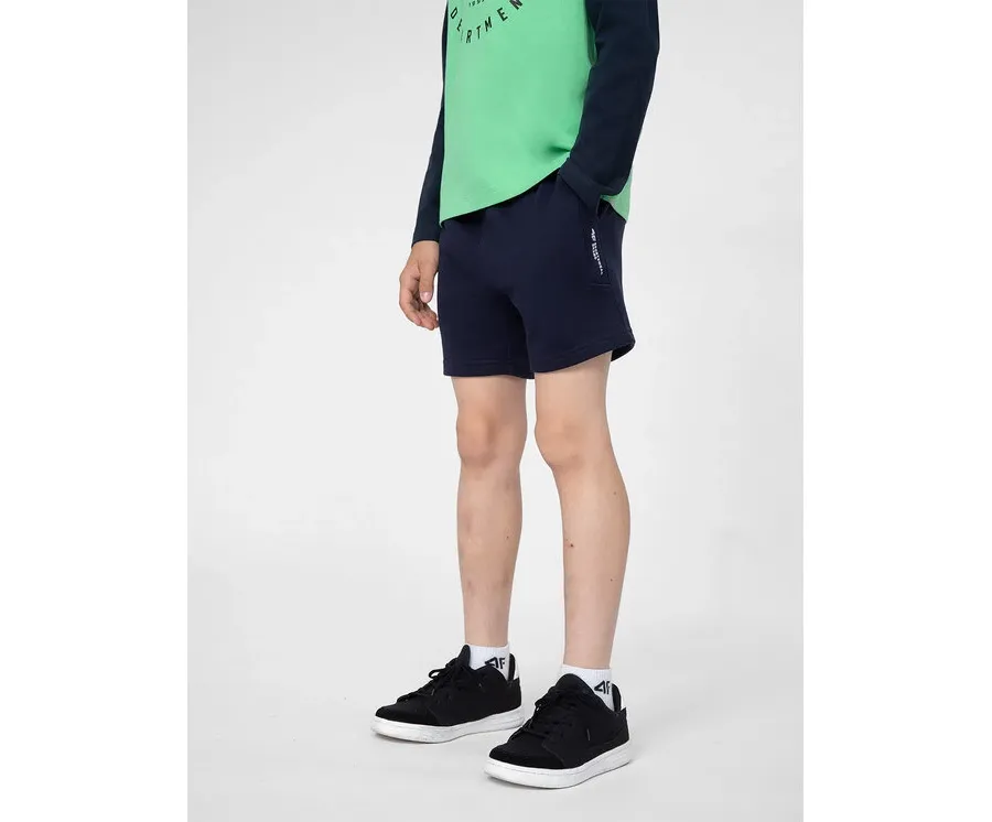 obrazek 1 4F Szorty sportowe 4FJSS23TSHOM049 Granatowy Regular Fit
