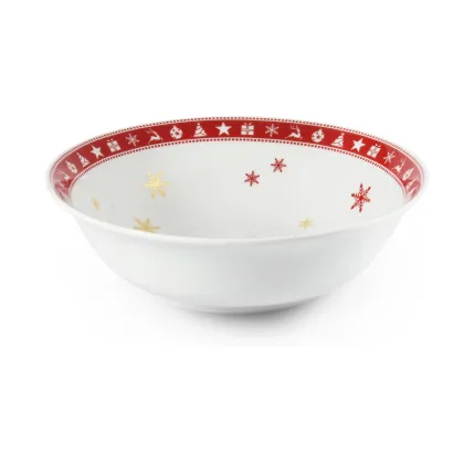 Zdjęcie Stylowa miska zdobiona wyjątkowym świątecznym motywem - Leander