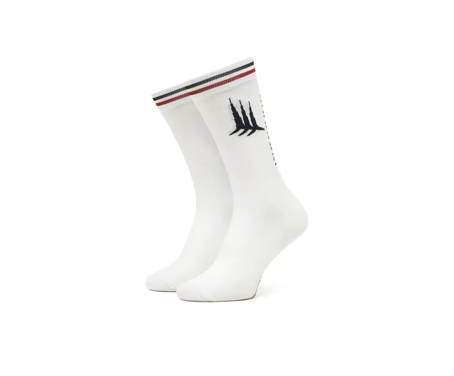 obrazek 1 Aeronautica Militare Skarpety Wysokie Męskie 251CZ010L499 Biały