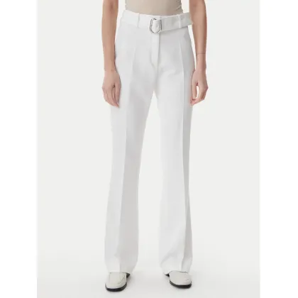 Zdjęcie HUGO Spodnie materiałowe 50537602 Biały Flare Fit