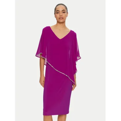 Zdjęcie Joseph Ribkoff Sukienka koktajlowa 243797 Fioletowy Slim Fit