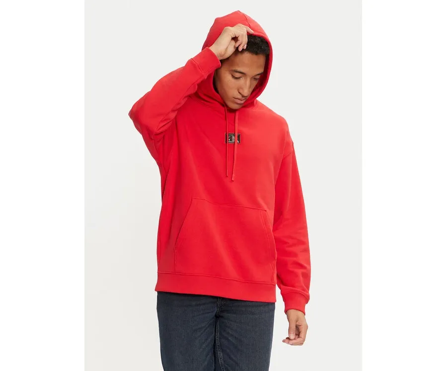 obrazek 1 Hugo Bluza Dugojellow 50524318 Czerwony Regular Fit HUGO